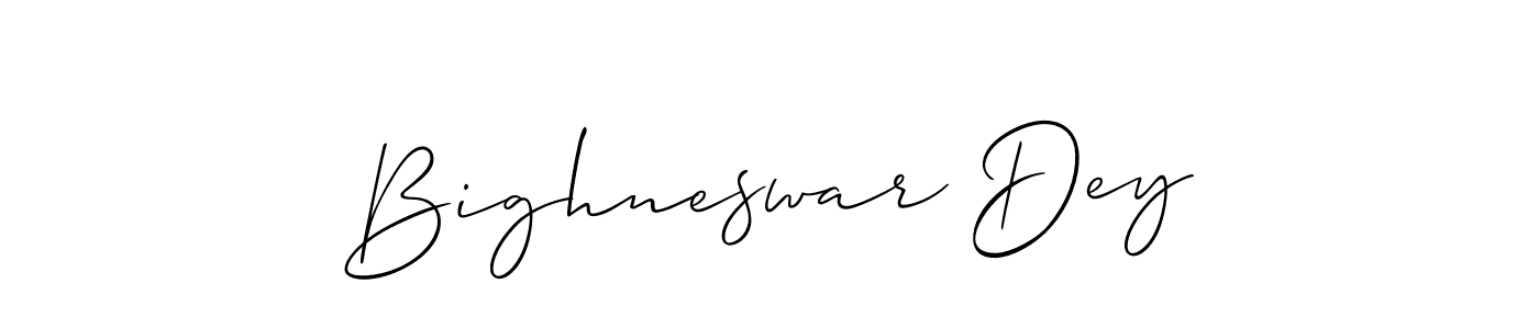 It looks lik you need a new signature style for name Bighneswar Dey. Design unique handwritten (Allison_Script) signature with our free signature maker in just a few clicks. Bighneswar Dey signature style 2 images and pictures png