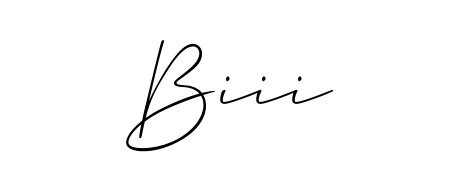 Also You can easily find your signature by using the search form. We will create Biii name handwritten signature images for you free of cost using Allison_Script sign style. Biii signature style 2 images and pictures png