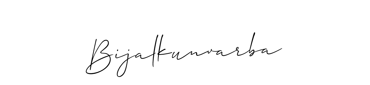 Make a beautiful signature design for name Bijalkunvarba. Use this online signature maker to create a handwritten signature for free. Bijalkunvarba signature style 2 images and pictures png