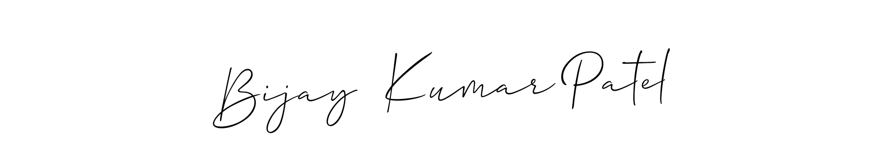 Bijay  Kumar Patel stylish signature style. Best Handwritten Sign (Allison_Script) for my name. Handwritten Signature Collection Ideas for my name Bijay  Kumar Patel. Bijay  Kumar Patel signature style 2 images and pictures png