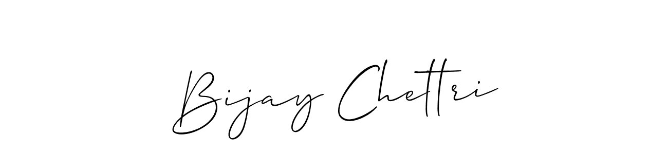 Make a short Bijay Chettri signature style. Manage your documents anywhere anytime using Allison_Script. Create and add eSignatures, submit forms, share and send files easily. Bijay Chettri signature style 2 images and pictures png