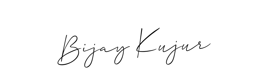 How to make Bijay Kujur name signature. Use Allison_Script style for creating short signs online. This is the latest handwritten sign. Bijay Kujur signature style 2 images and pictures png