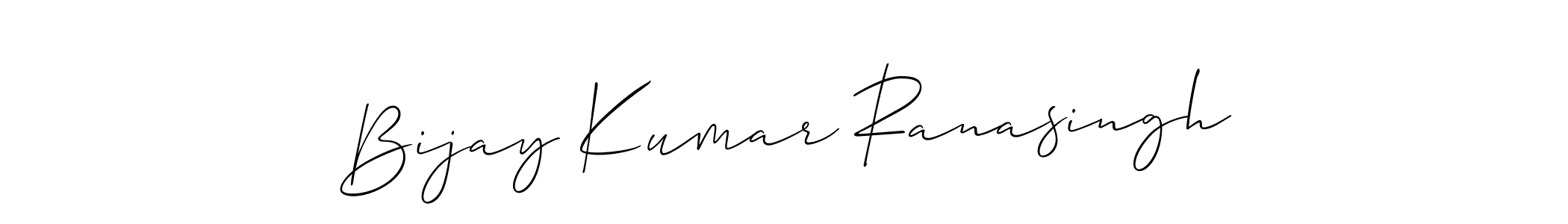 Make a short Bijay Kumar Ranasingh signature style. Manage your documents anywhere anytime using Allison_Script. Create and add eSignatures, submit forms, share and send files easily. Bijay Kumar Ranasingh signature style 2 images and pictures png