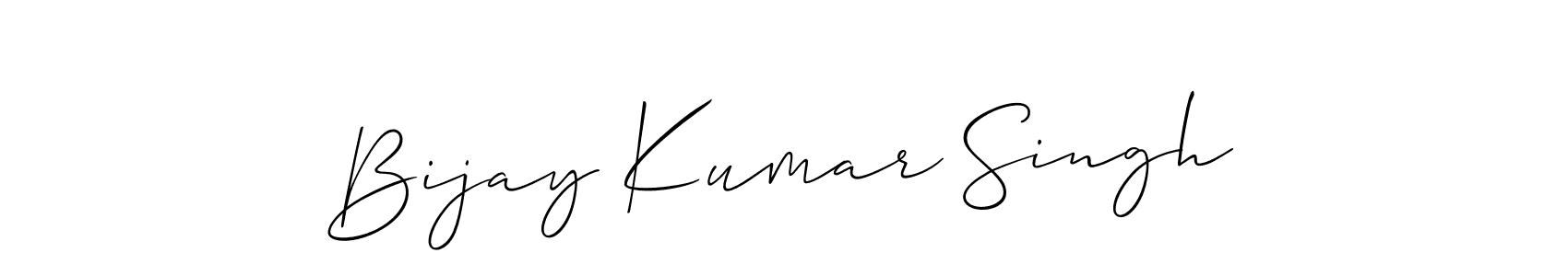 It looks lik you need a new signature style for name Bijay Kumar Singh. Design unique handwritten (Allison_Script) signature with our free signature maker in just a few clicks. Bijay Kumar Singh signature style 2 images and pictures png