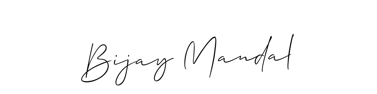 You should practise on your own different ways (Allison_Script) to write your name (Bijay Mandal) in signature. don't let someone else do it for you. Bijay Mandal signature style 2 images and pictures png