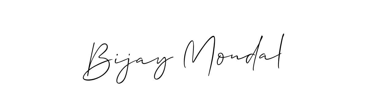 How to Draw Bijay Mondal signature style? Allison_Script is a latest design signature styles for name Bijay Mondal. Bijay Mondal signature style 2 images and pictures png