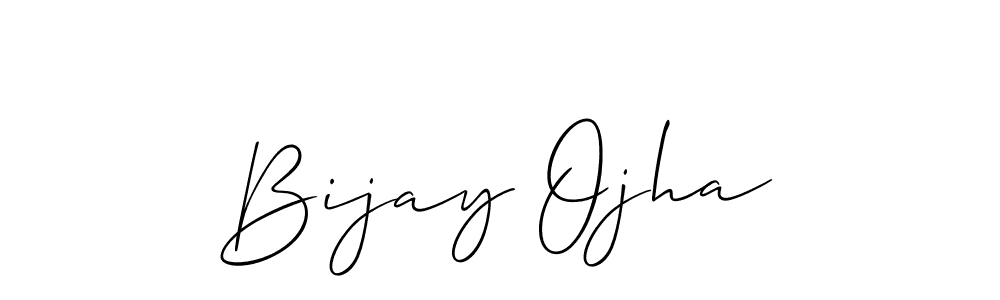 This is the best signature style for the Bijay Ojha name. Also you like these signature font (Allison_Script). Mix name signature. Bijay Ojha signature style 2 images and pictures png