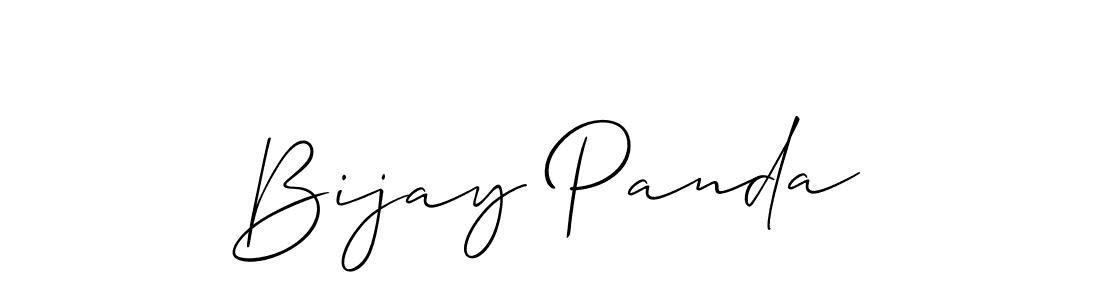 if you are searching for the best signature style for your name Bijay Panda. so please give up your signature search. here we have designed multiple signature styles  using Allison_Script. Bijay Panda signature style 2 images and pictures png