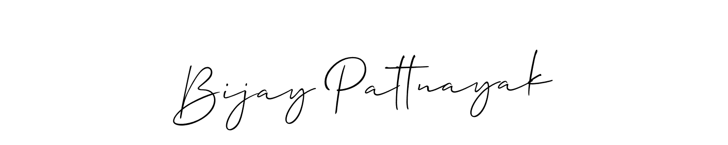 Design your own signature with our free online signature maker. With this signature software, you can create a handwritten (Allison_Script) signature for name Bijay Pattnayak. Bijay Pattnayak signature style 2 images and pictures png