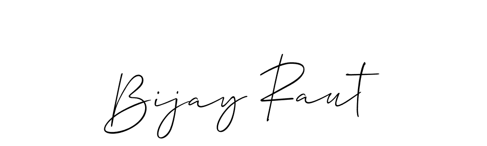 Bijay Raut stylish signature style. Best Handwritten Sign (Allison_Script) for my name. Handwritten Signature Collection Ideas for my name Bijay Raut. Bijay Raut signature style 2 images and pictures png