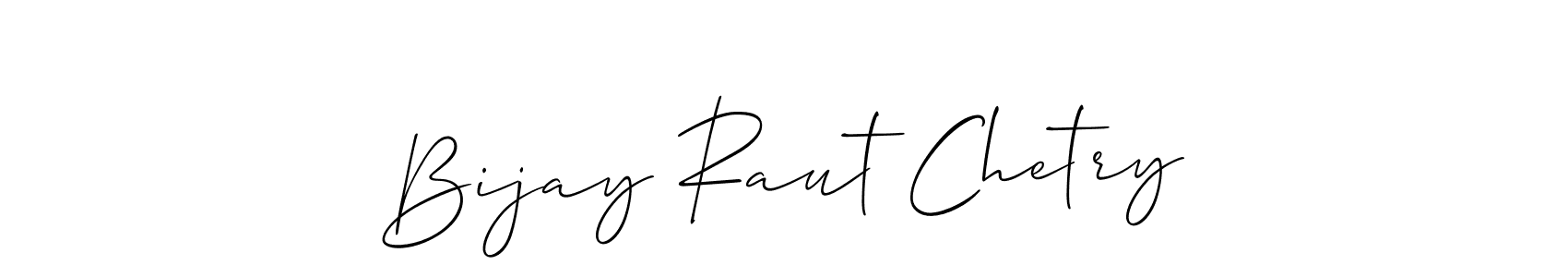 Create a beautiful signature design for name Bijay Raut Chetry. With this signature (Allison_Script) fonts, you can make a handwritten signature for free. Bijay Raut Chetry signature style 2 images and pictures png