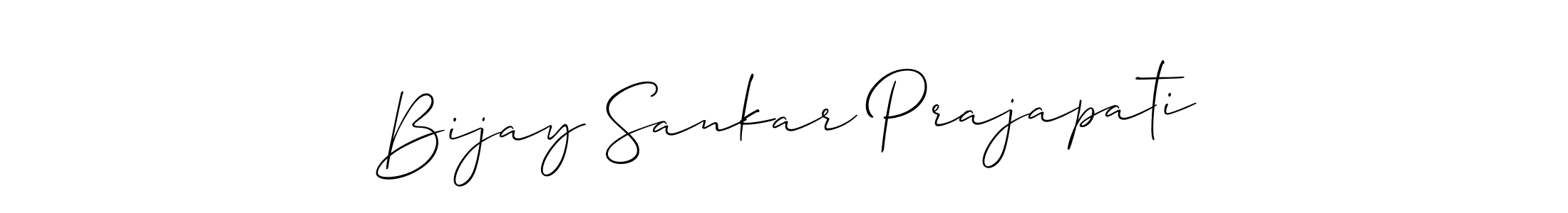 The best way (Allison_Script) to make a short signature is to pick only two or three words in your name. The name Bijay Sankar Prajapati include a total of six letters. For converting this name. Bijay Sankar Prajapati signature style 2 images and pictures png