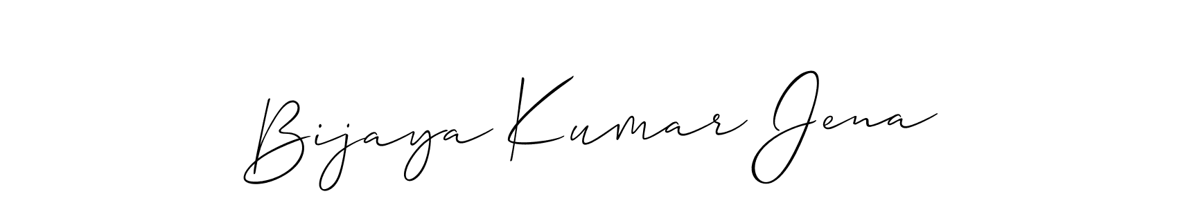 Also You can easily find your signature by using the search form. We will create Bijaya Kumar Jena name handwritten signature images for you free of cost using Allison_Script sign style. Bijaya Kumar Jena signature style 2 images and pictures png