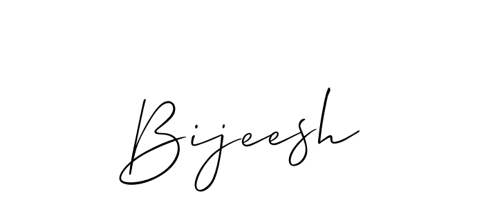 Best and Professional Signature Style for Bijeesh. Allison_Script Best Signature Style Collection. Bijeesh signature style 2 images and pictures png