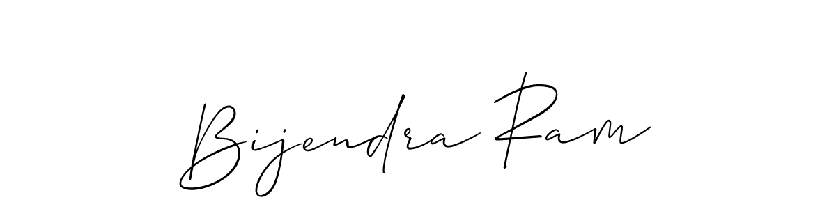 Bijendra Ram stylish signature style. Best Handwritten Sign (Allison_Script) for my name. Handwritten Signature Collection Ideas for my name Bijendra Ram. Bijendra Ram signature style 2 images and pictures png