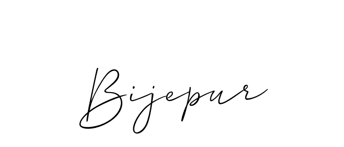 How to make Bijepur name signature. Use Allison_Script style for creating short signs online. This is the latest handwritten sign. Bijepur signature style 2 images and pictures png
