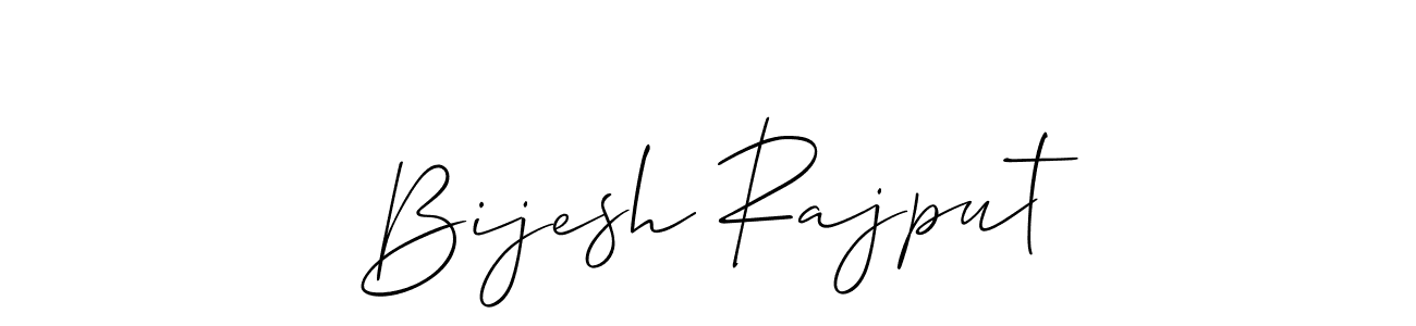 This is the best signature style for the Bijesh Rajput name. Also you like these signature font (Allison_Script). Mix name signature. Bijesh Rajput signature style 2 images and pictures png