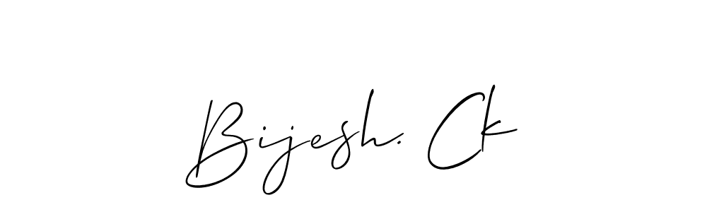 Make a beautiful signature design for name Bijesh. Ck. Use this online signature maker to create a handwritten signature for free. Bijesh. Ck signature style 2 images and pictures png