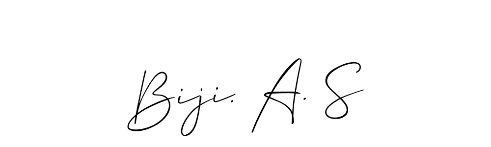 Similarly Allison_Script is the best handwritten signature design. Signature creator online .You can use it as an online autograph creator for name Biji. A. S. Biji. A. S signature style 2 images and pictures png