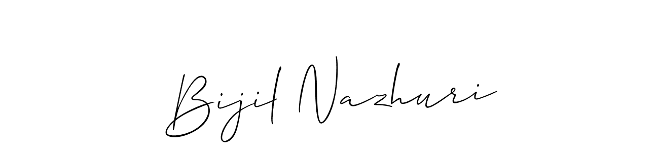 Best and Professional Signature Style for Bijil Nazhuri. Allison_Script Best Signature Style Collection. Bijil Nazhuri signature style 2 images and pictures png