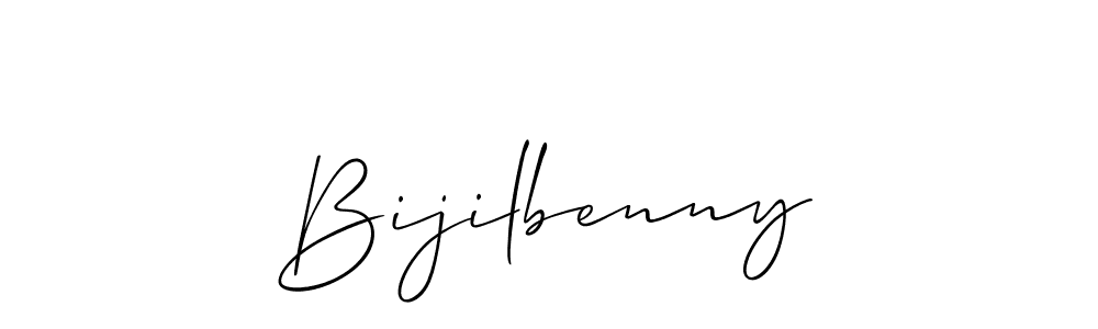 if you are searching for the best signature style for your name Bijilbenny. so please give up your signature search. here we have designed multiple signature styles  using Allison_Script. Bijilbenny signature style 2 images and pictures png