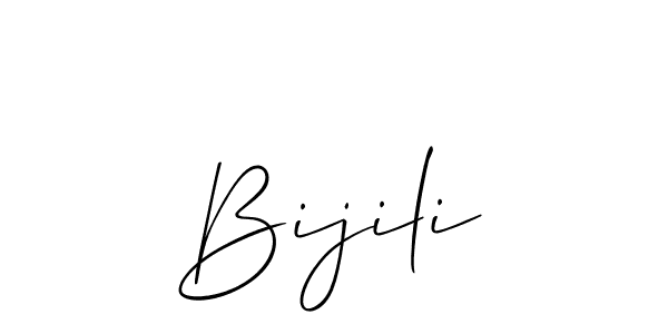 Also we have Bijili name is the best signature style. Create professional handwritten signature collection using Allison_Script autograph style. Bijili signature style 2 images and pictures png