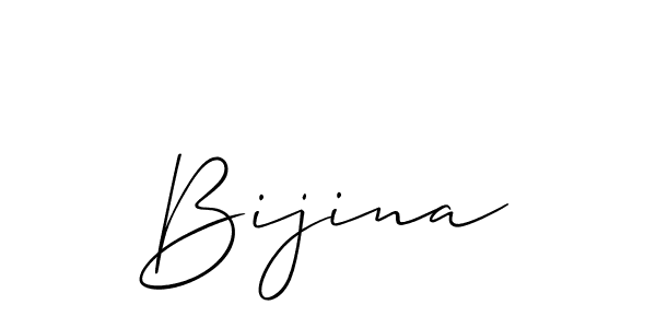 Similarly Allison_Script is the best handwritten signature design. Signature creator online .You can use it as an online autograph creator for name Bijina. Bijina signature style 2 images and pictures png