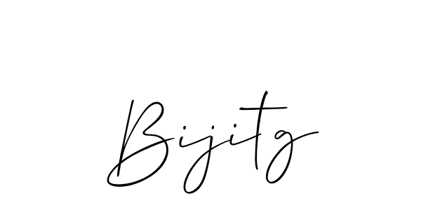 Allison_Script is a professional signature style that is perfect for those who want to add a touch of class to their signature. It is also a great choice for those who want to make their signature more unique. Get Bijitg name to fancy signature for free. Bijitg signature style 2 images and pictures png