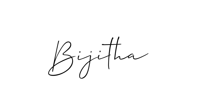 Make a beautiful signature design for name Bijitha. Use this online signature maker to create a handwritten signature for free. Bijitha signature style 2 images and pictures png
