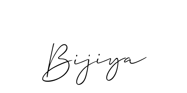 Similarly Allison_Script is the best handwritten signature design. Signature creator online .You can use it as an online autograph creator for name Bijiya. Bijiya signature style 2 images and pictures png