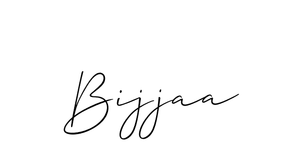 How to make Bijjaa signature? Allison_Script is a professional autograph style. Create handwritten signature for Bijjaa name. Bijjaa signature style 2 images and pictures png
