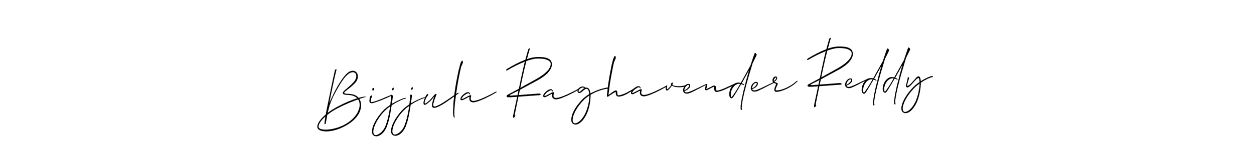 It looks lik you need a new signature style for name Bijjula Raghavender Reddy. Design unique handwritten (Allison_Script) signature with our free signature maker in just a few clicks. Bijjula Raghavender Reddy signature style 2 images and pictures png