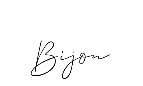 You should practise on your own different ways (Allison_Script) to write your name (Bijon) in signature. don't let someone else do it for you. Bijon signature style 2 images and pictures png