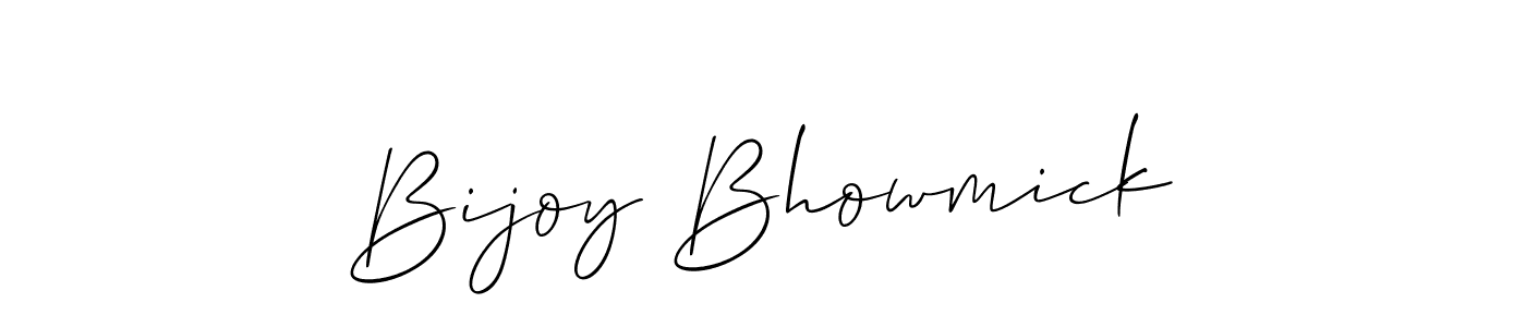It looks lik you need a new signature style for name Bijoy Bhowmick. Design unique handwritten (Allison_Script) signature with our free signature maker in just a few clicks. Bijoy Bhowmick signature style 2 images and pictures png