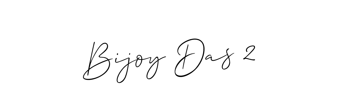 Make a beautiful signature design for name Bijoy Das 2. With this signature (Allison_Script) style, you can create a handwritten signature for free. Bijoy Das 2 signature style 2 images and pictures png