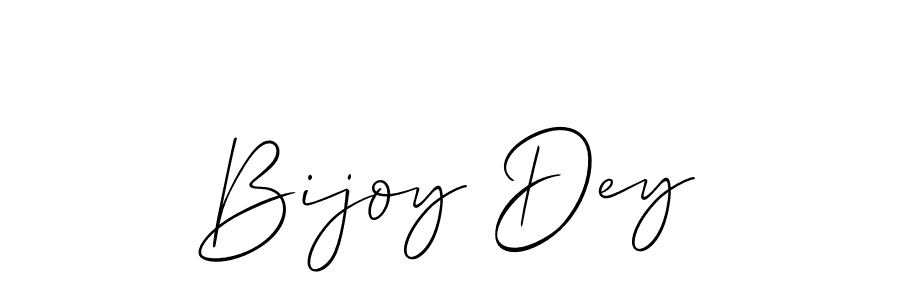 Also You can easily find your signature by using the search form. We will create Bijoy Dey name handwritten signature images for you free of cost using Allison_Script sign style. Bijoy Dey signature style 2 images and pictures png