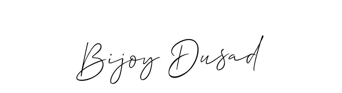 Also You can easily find your signature by using the search form. We will create Bijoy Dusad name handwritten signature images for you free of cost using Allison_Script sign style. Bijoy Dusad signature style 2 images and pictures png