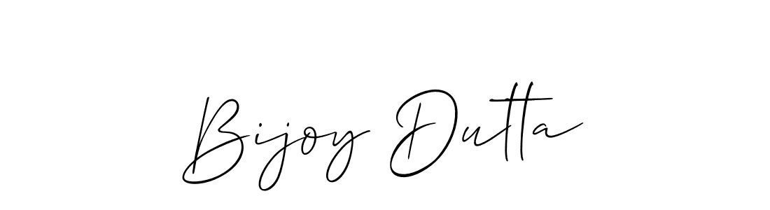 How to make Bijoy Dutta signature? Allison_Script is a professional autograph style. Create handwritten signature for Bijoy Dutta name. Bijoy Dutta signature style 2 images and pictures png