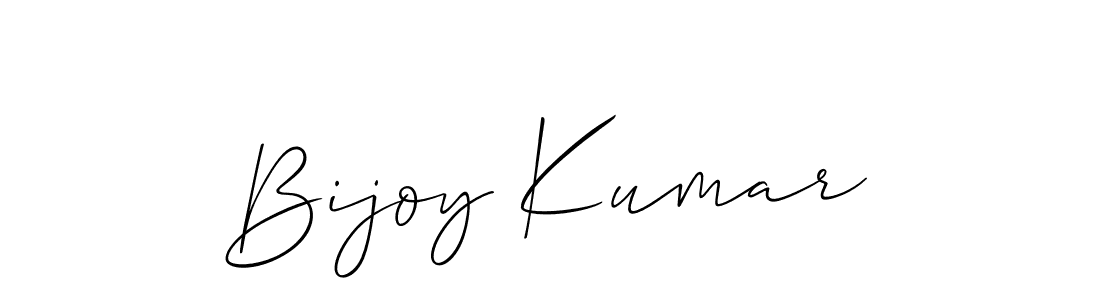 Bijoy Kumar stylish signature style. Best Handwritten Sign (Allison_Script) for my name. Handwritten Signature Collection Ideas for my name Bijoy Kumar. Bijoy Kumar signature style 2 images and pictures png