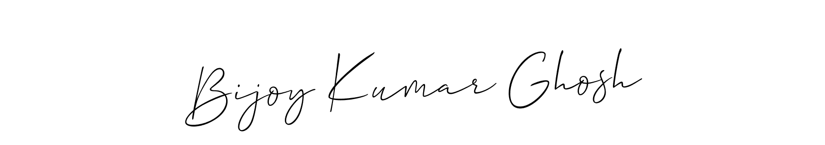 if you are searching for the best signature style for your name Bijoy Kumar Ghosh. so please give up your signature search. here we have designed multiple signature styles  using Allison_Script. Bijoy Kumar Ghosh signature style 2 images and pictures png