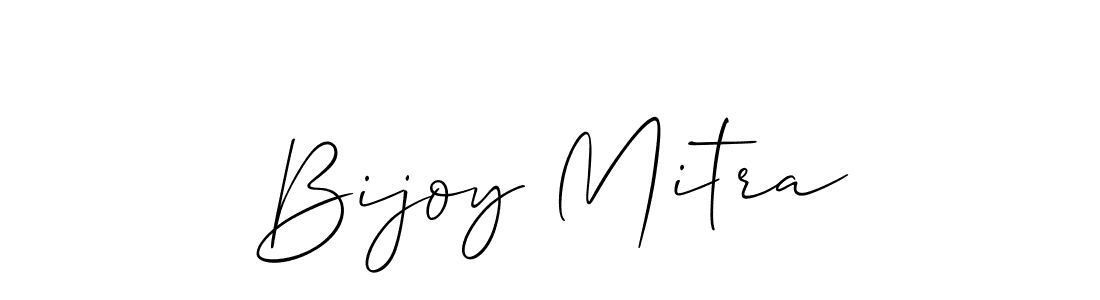 How to make Bijoy Mitra signature? Allison_Script is a professional autograph style. Create handwritten signature for Bijoy Mitra name. Bijoy Mitra signature style 2 images and pictures png