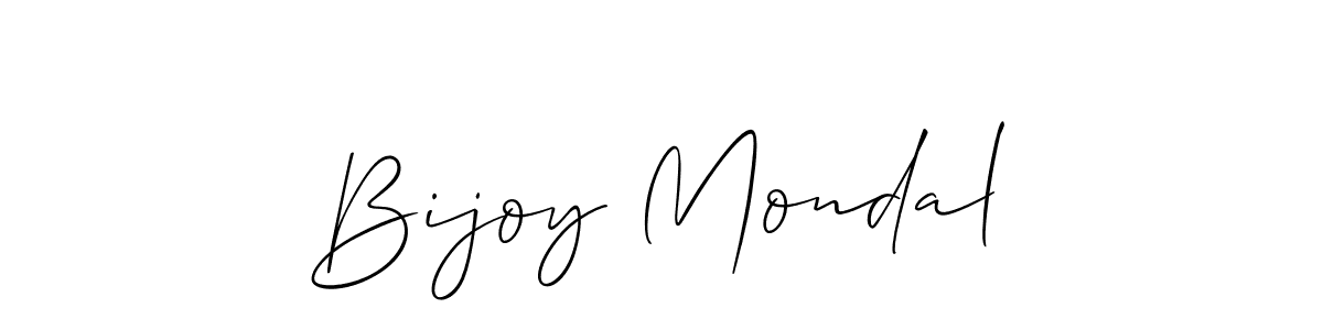 Similarly Allison_Script is the best handwritten signature design. Signature creator online .You can use it as an online autograph creator for name Bijoy Mondal. Bijoy Mondal signature style 2 images and pictures png