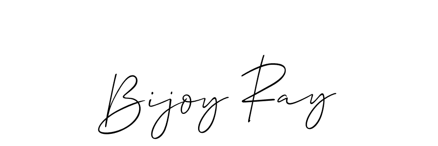 Use a signature maker to create a handwritten signature online. With this signature software, you can design (Allison_Script) your own signature for name Bijoy Ray. Bijoy Ray signature style 2 images and pictures png