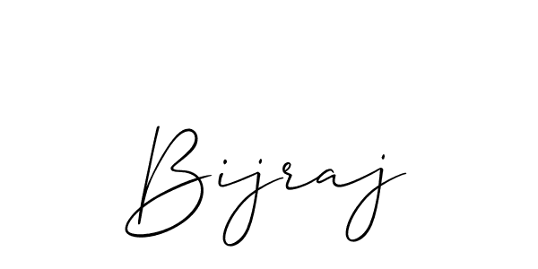 Use a signature maker to create a handwritten signature online. With this signature software, you can design (Allison_Script) your own signature for name Bijraj. Bijraj signature style 2 images and pictures png