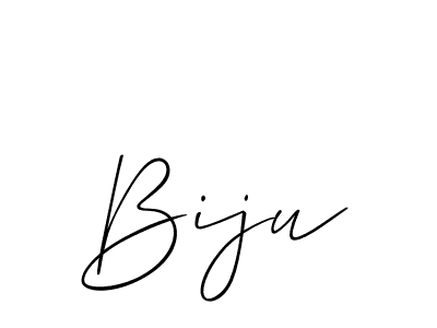 You should practise on your own different ways (Allison_Script) to write your name (Biju) in signature. don't let someone else do it for you. Biju signature style 2 images and pictures png