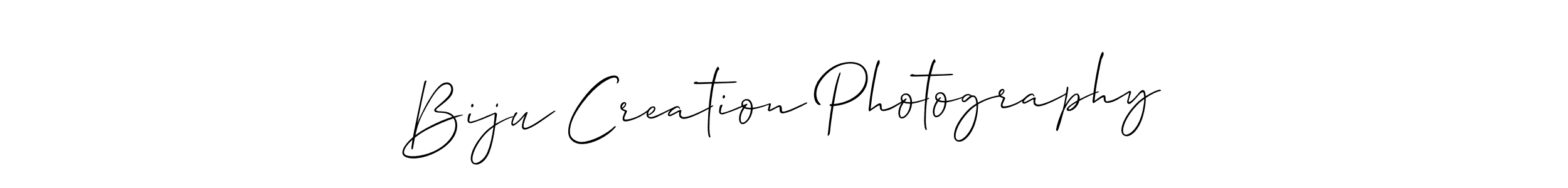 It looks lik you need a new signature style for name Biju Creation Photography. Design unique handwritten (Allison_Script) signature with our free signature maker in just a few clicks. Biju Creation Photography signature style 2 images and pictures png