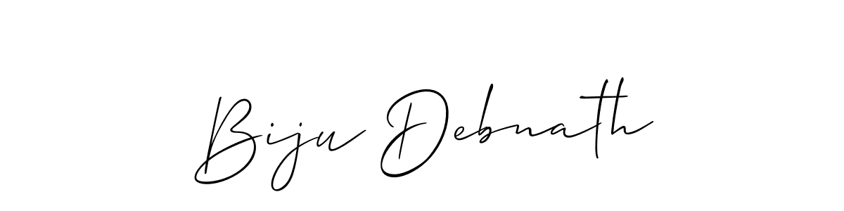You should practise on your own different ways (Allison_Script) to write your name (Biju Debnath) in signature. don't let someone else do it for you. Biju Debnath signature style 2 images and pictures png