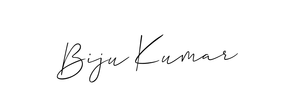 Biju Kumar stylish signature style. Best Handwritten Sign (Allison_Script) for my name. Handwritten Signature Collection Ideas for my name Biju Kumar. Biju Kumar signature style 2 images and pictures png