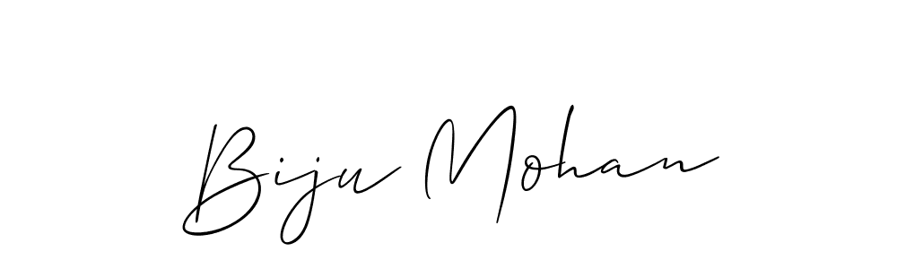 This is the best signature style for the Biju Mohan name. Also you like these signature font (Allison_Script). Mix name signature. Biju Mohan signature style 2 images and pictures png