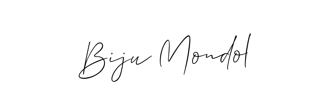 Also we have Biju Mondol name is the best signature style. Create professional handwritten signature collection using Allison_Script autograph style. Biju Mondol signature style 2 images and pictures png